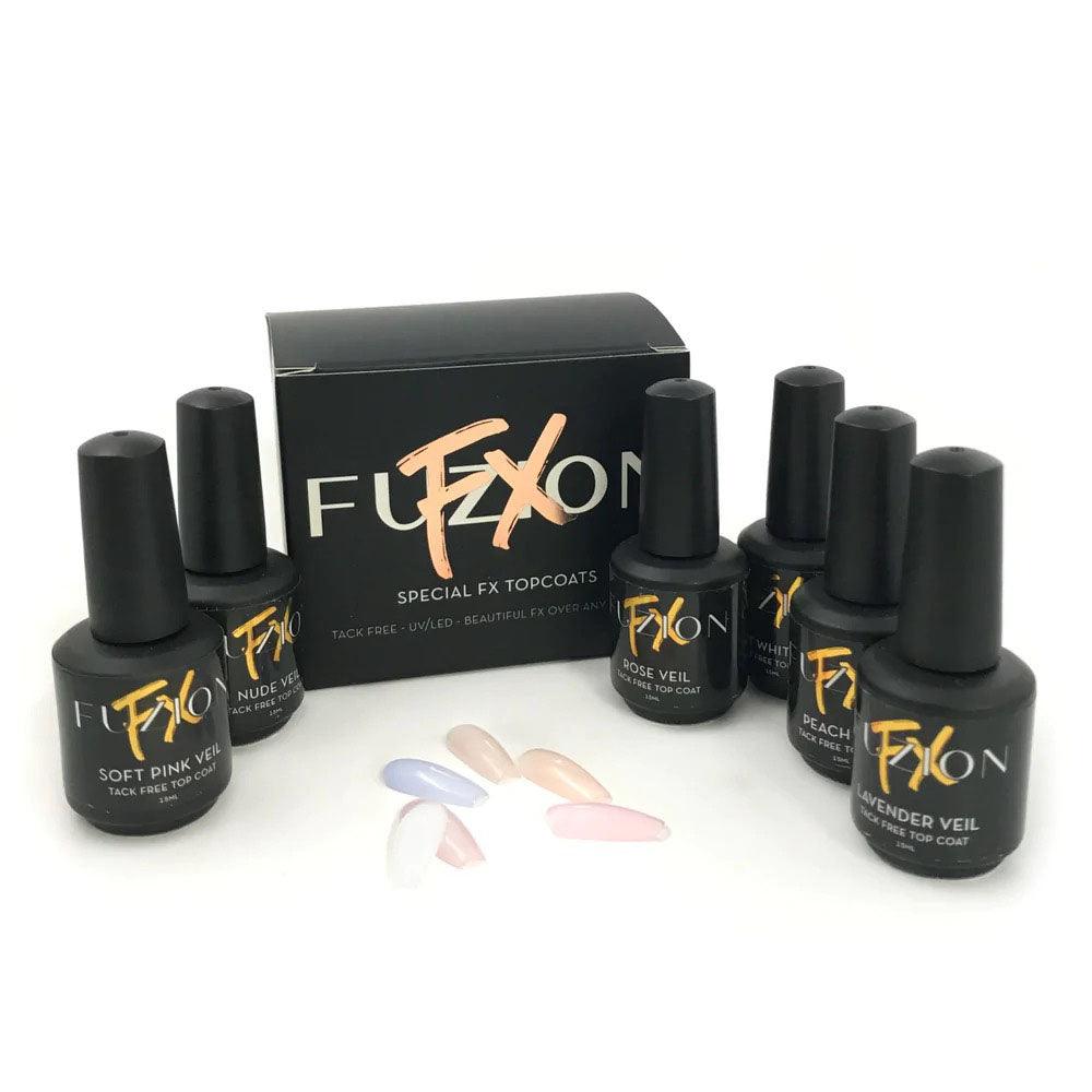FUZION FX VEIL TOP COAT COLLECTION 6 PK - Purple Beauty Supplies