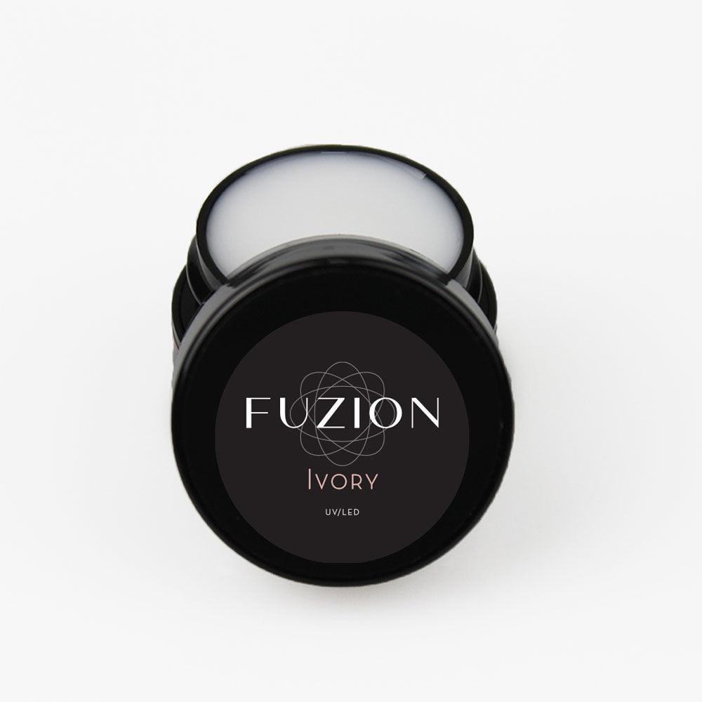 FUZION GEL IVORY UV/LED 30 G NEW PAKCAGING! - Purple Beauty Supplies