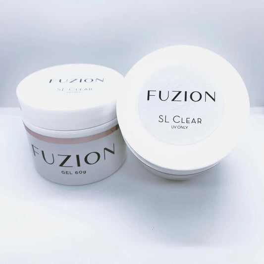 FUZION GEL SL CLEAR (UV ONLY) 60 G NEW PACKAGING! - Purple Beauty Supplies
