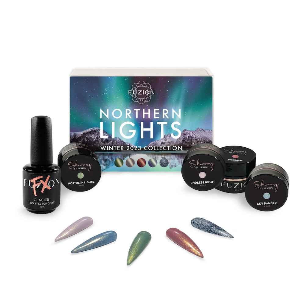 FUZION SHIMMERZ NORTHERN LIGHTS COLLECTION 5 PK - Purple Beauty Supplies