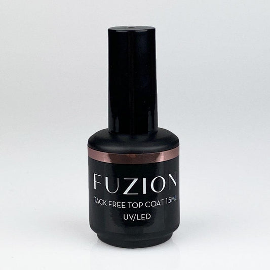 FUZION TACK FREE TOP COAT UV/LED 15 ML - Purple Beauty Supplies