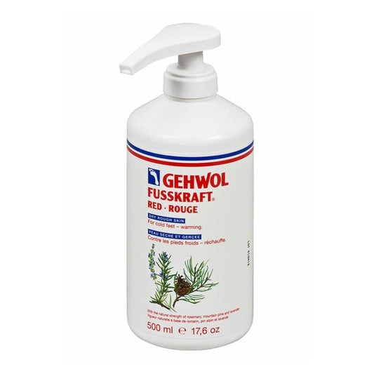 GEHWOL FUSSKRAFT RICH RED EMOLLIENT REFILL 17.6 OZ/500 ML W/ - Purple Beauty Supplies