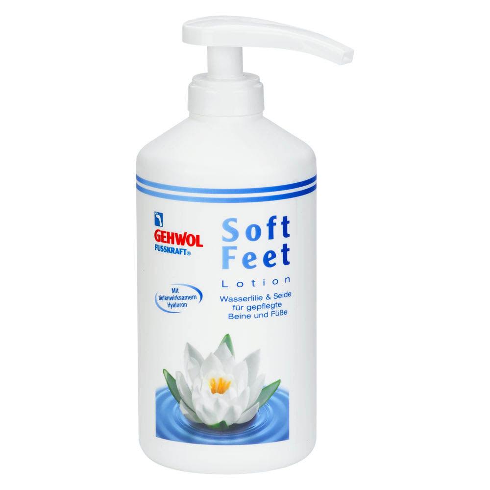 GEHWOL SOFT FEET WATER LILY & SILK W/ PUMP 500 ML - Purple Beauty Supplies