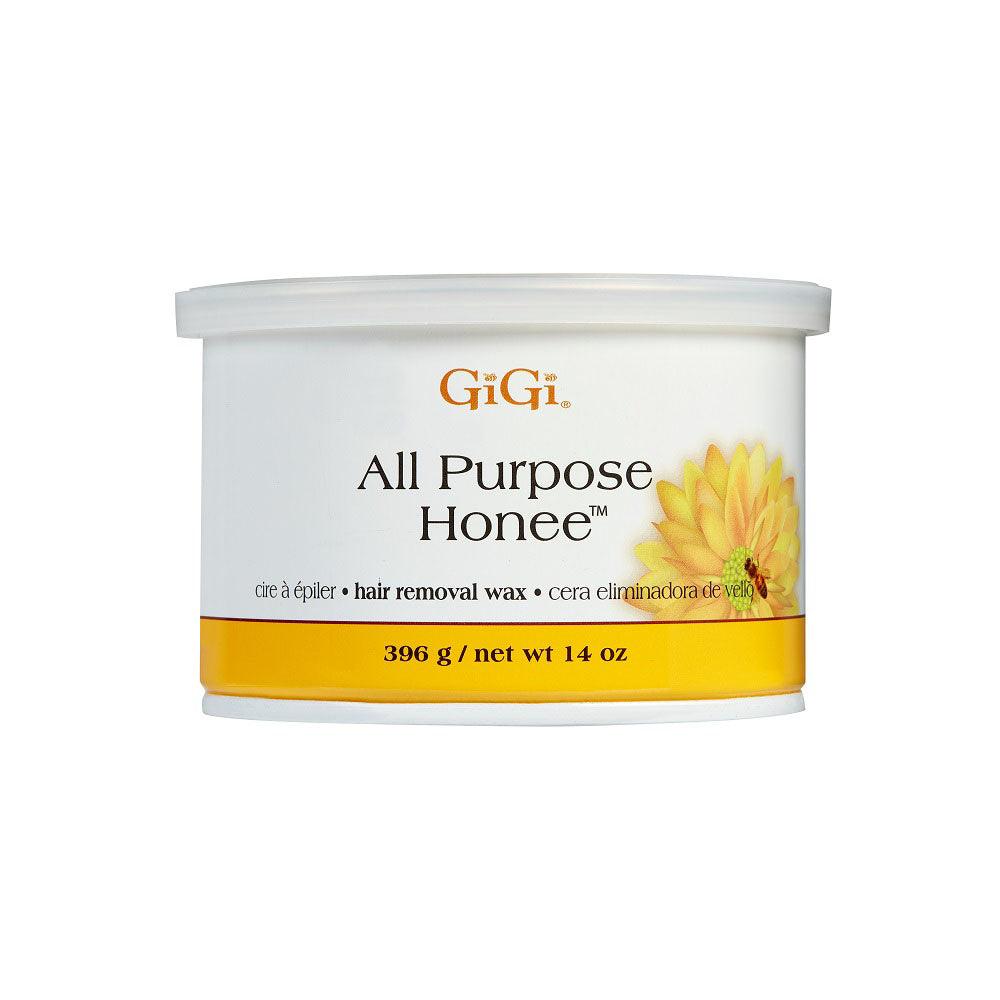 GIGI WAX ALL PURPOSE HONEE 14 OZ/368 GM - Purple Beauty Supplies