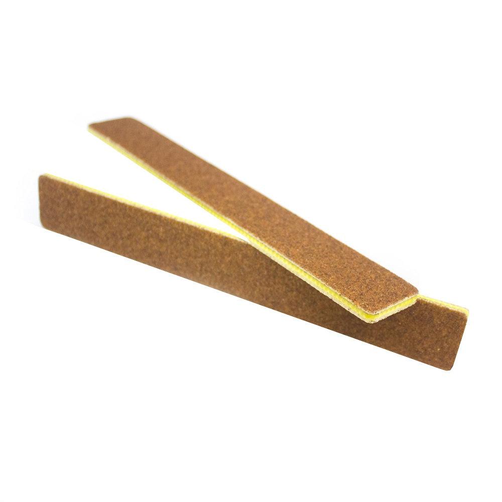 GOLD SQUARE FILE 100/100 RED CENTER - Purple Beauty Supplies