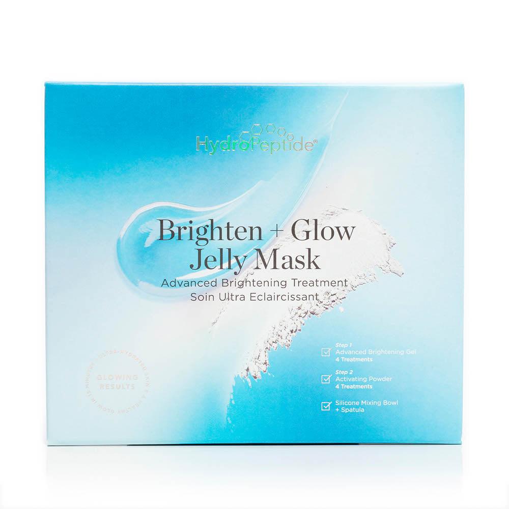 HYDROPEPTIDE BRIGHTEN & GLOW JELLY MASK 4 TREATMENTS - Purple Beauty Supplies