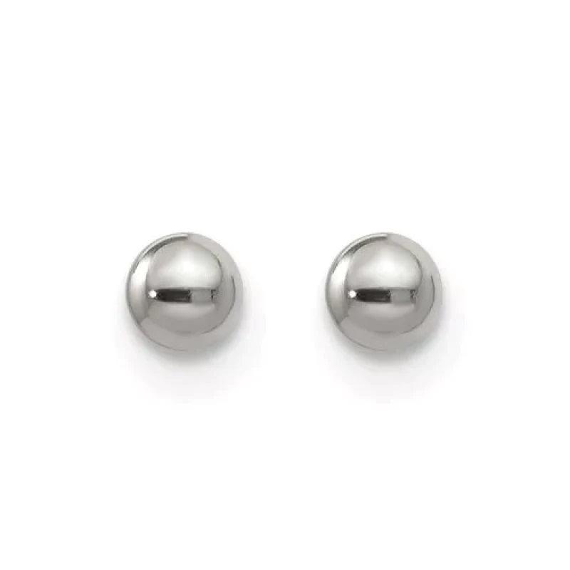 INVERNESS EARRINGS- SS 3MM BALL - Purple Beauty Supplies