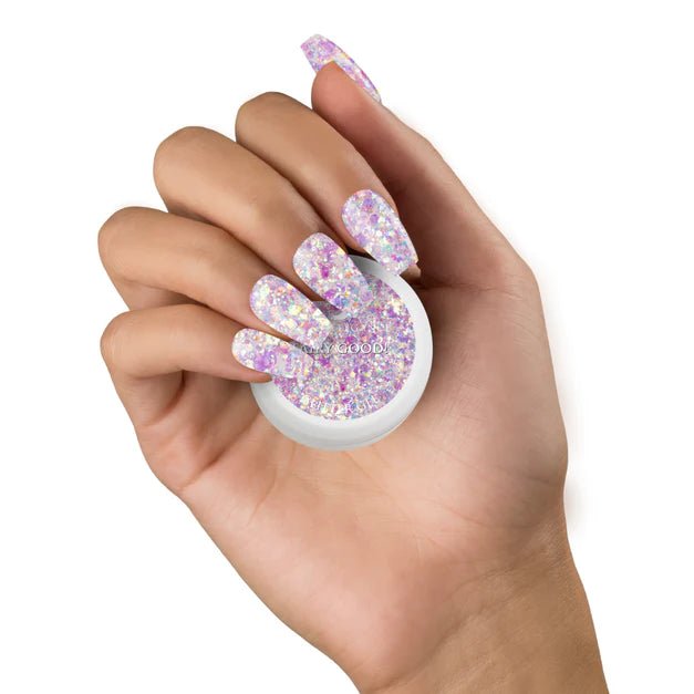 LIGHT ELEGANCE GLITTER GEL FAIRY GOOD! 10 ML - Purple Beauty Supplies