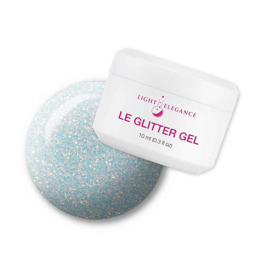 LIGHT ELEGANCE GLITTER GEL MOTHER OF PEARL 10 ML - Purple Beauty Supplies