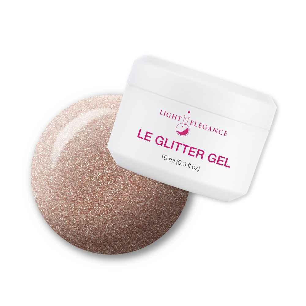 LIGHT ELEGANCE GLITTER GEL PINTS & QUARTZ 10 ML - Purple Beauty Supplies