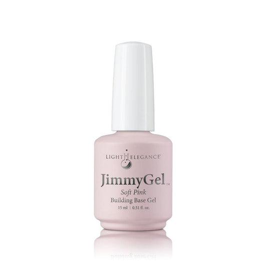 LIGHT ELEGANCE JIMMYGEL SOFT PINK BUILDING UV/LED GEL 15 ML - Purple Beauty Supplies