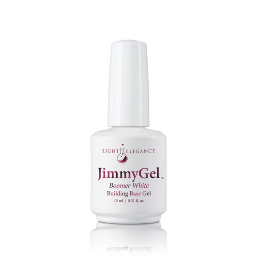 LIGHT ELEGANCE JIMMYGEL WHITE BUILDING BASE UV/LED GEL 13 ML - Purple Beauty Supplies