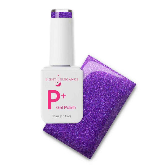 LIGHT ELEGANCE P+ AMETHYST KISS GLITTER 10 ML - Purple Beauty Supplies