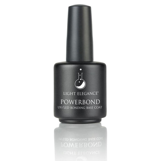 LIGHT ELEGANCE POWERBOND BONDER BASE COAT UV/LED 15 ML - Purple Beauty Supplies