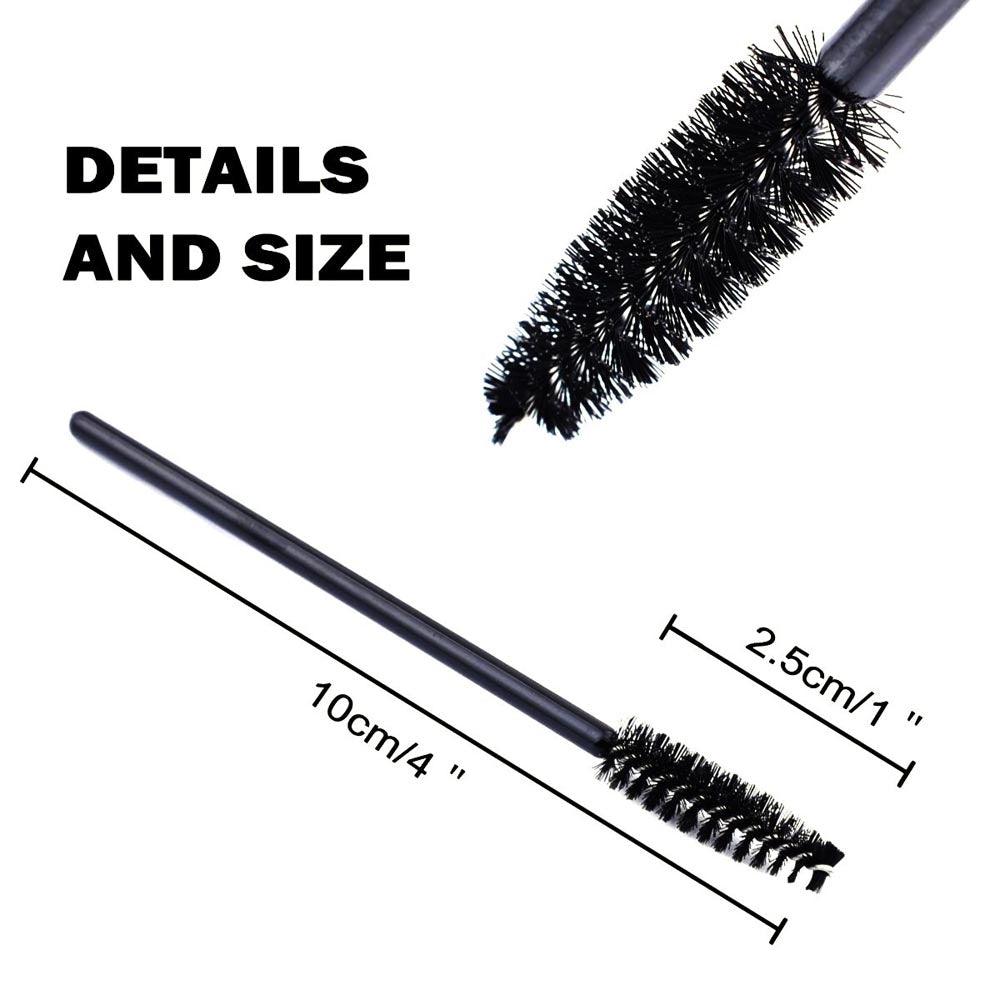 LILY ANNE DISPOSABLE MASCARA WAND BLACK 50 PK - Purple Beauty Supplies