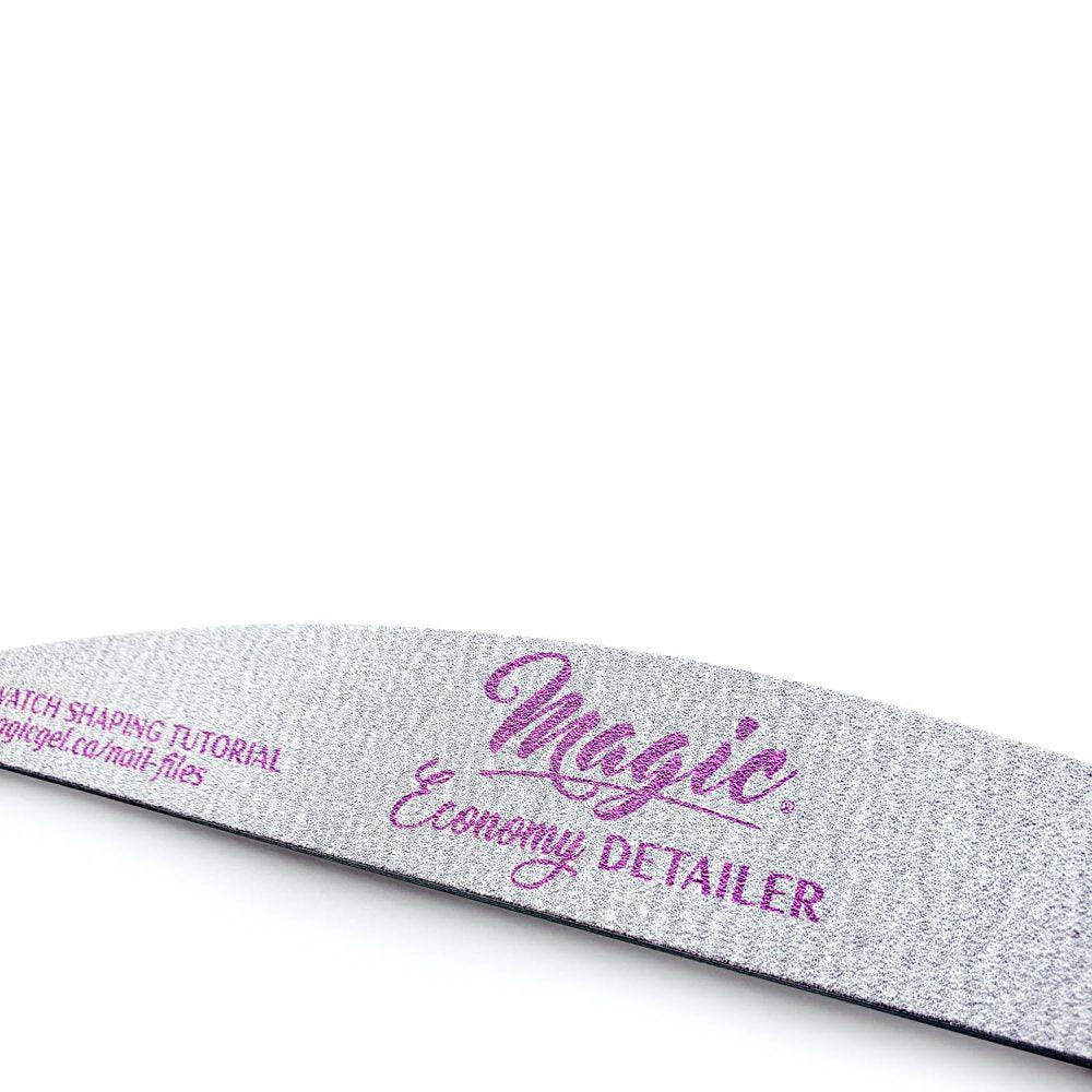 MAGIC GEL ECONOMY DETAILER NAIL FILE 180/180 25PK - Purple Beauty Supplies