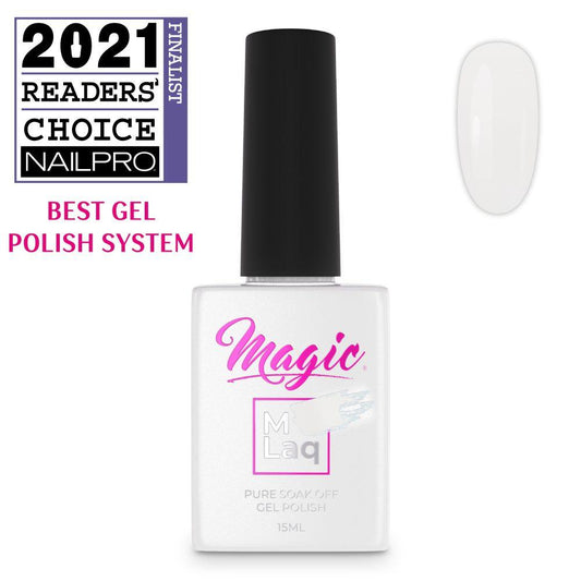 MAGIC GEL MLaq BARELY WHITE #196 - Purple Beauty Supplies