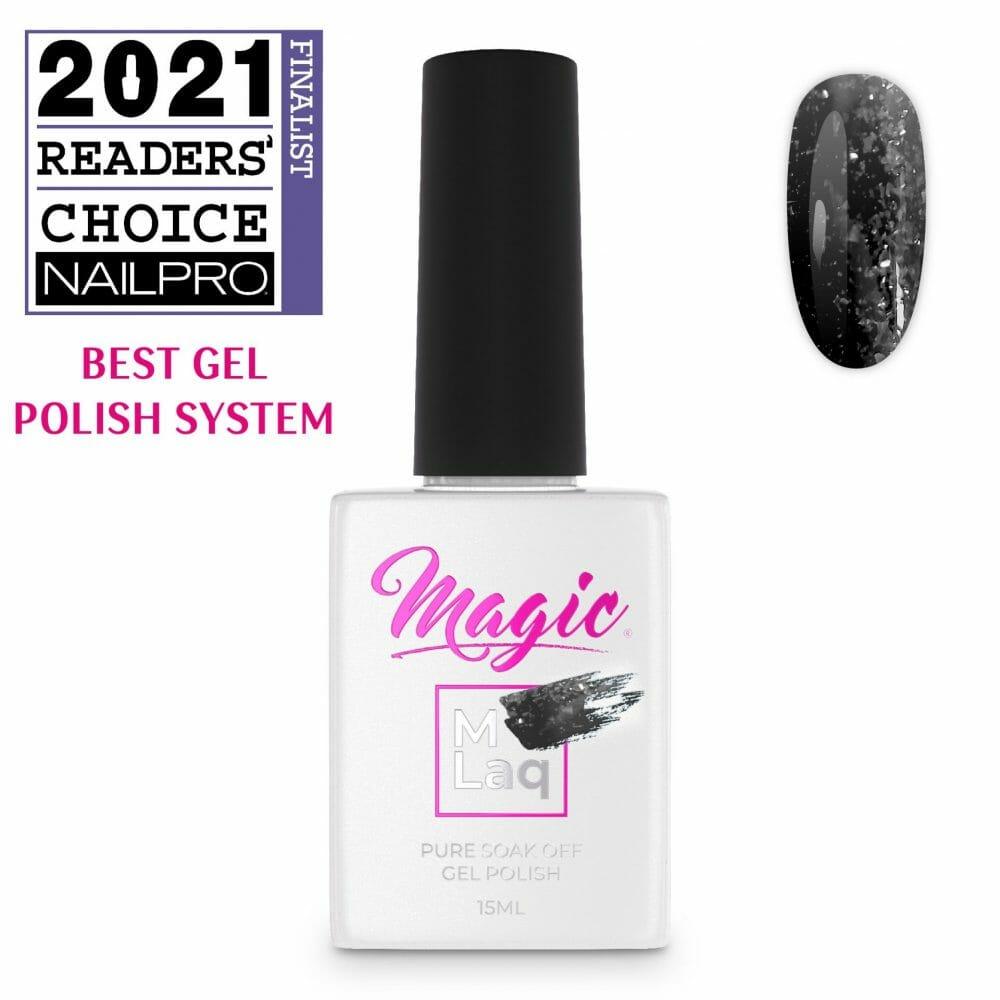 MAGIC GEL Mlaq BLACK KNIGHT #162 - Purple Beauty Supplies