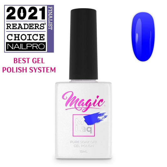 MAGIC GEL MLaq ELECTRIC BLUE #181 - Purple Beauty Supplies