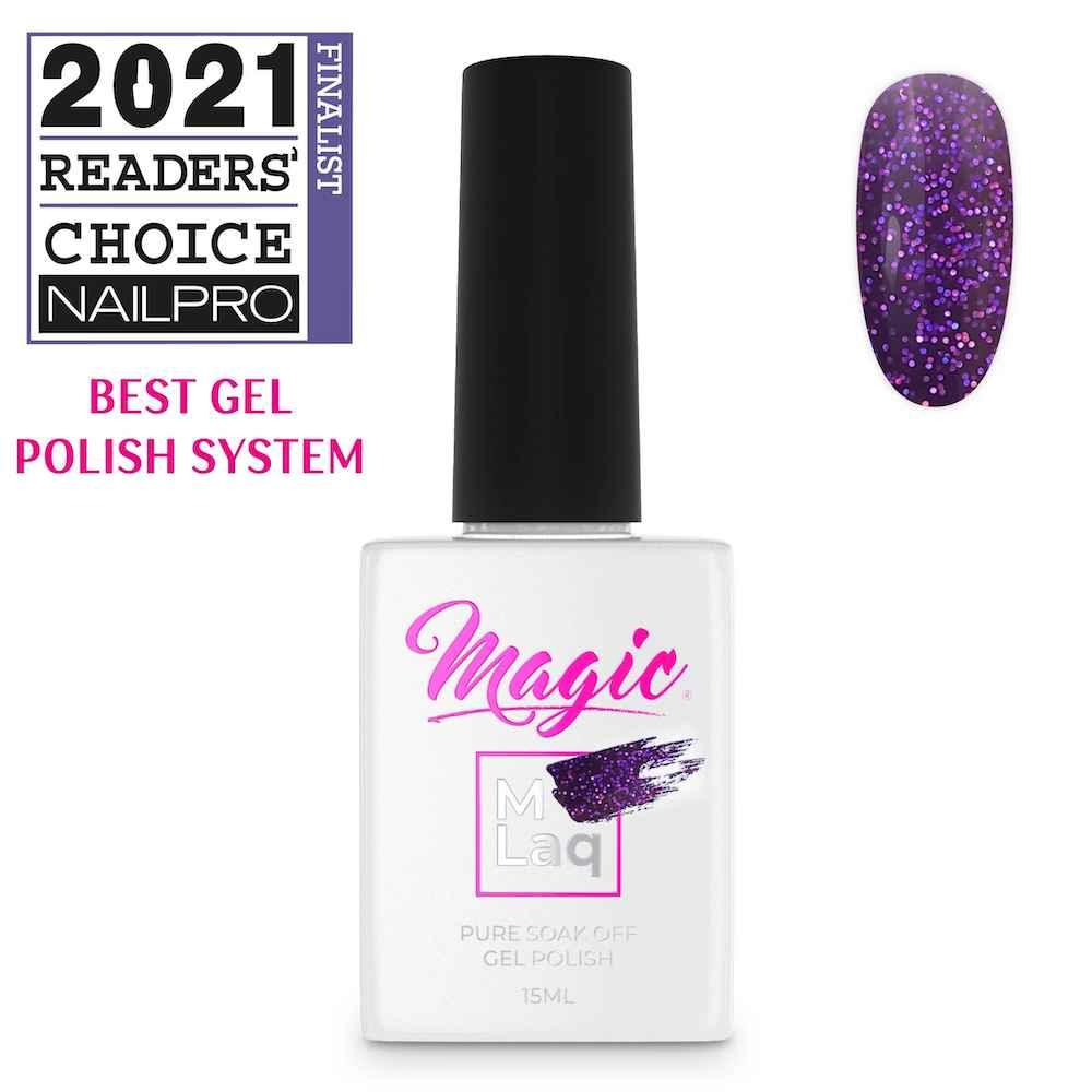 MAGIC GEL MLaq ELECTRIC VIOLET #250 - Purple Beauty Supplies