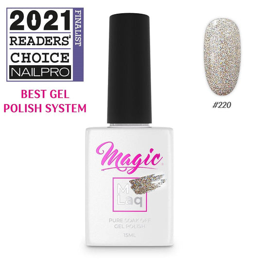 MAGIC GEL MLaq FULL-TONED #220 - Purple Beauty Supplies