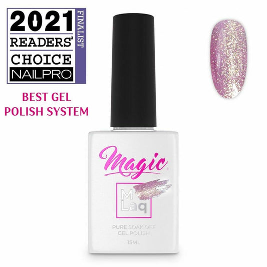 MAGIC GEL MLaq GENTLE SPARK #144 - Purple Beauty Supplies