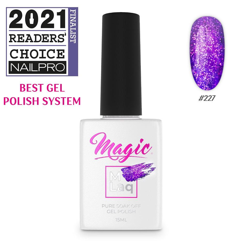 MAGIC GEL MLaq IMPATIENCE #227 - Purple Beauty Supplies