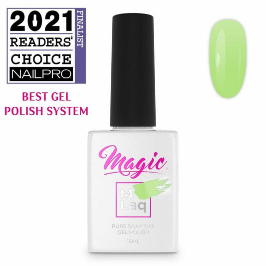 MAGIC GEL MLaq PARADISE GREEN #37 - Purple Beauty Supplies