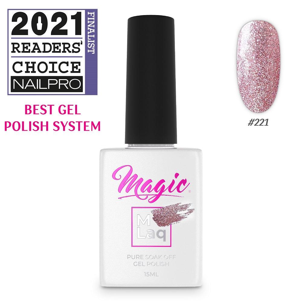 MAGIC GEL MLaq PETAL POWER #221 - Purple Beauty Supplies