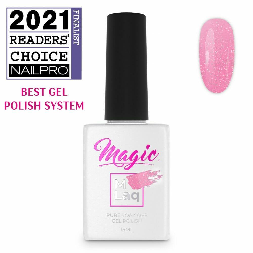 MAGIC GEL MLaq PROM PINK SHIMMER #129 - Purple Beauty Supplies