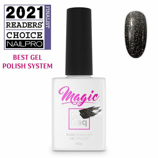 MAGIC GEL MLaq REFLECTIONS BLACK #113 - Purple Beauty Supplies