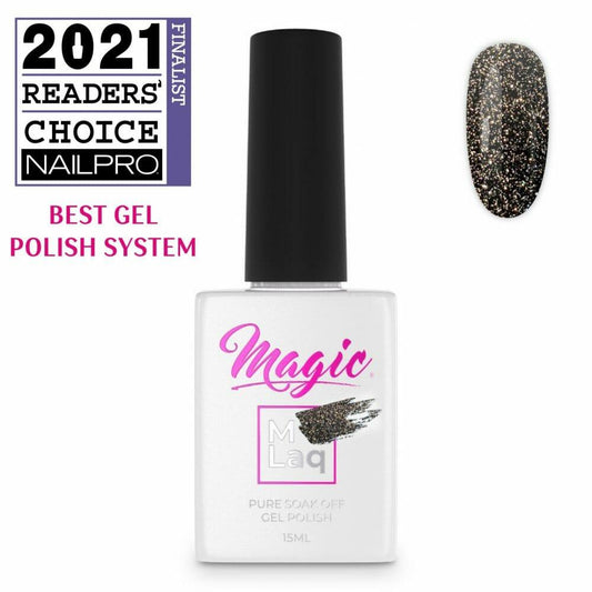 MAGIC GEL MLaq REFLECTIONS CHARCOAL #98 - Purple Beauty Supplies