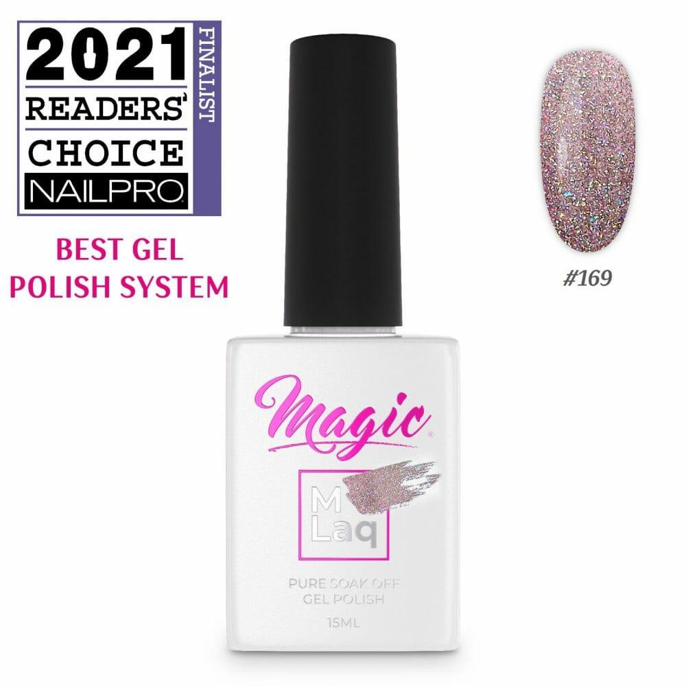 MAGIC GEL MLaq REFLECTIONS COOL PINK #169 - Purple Beauty Supplies