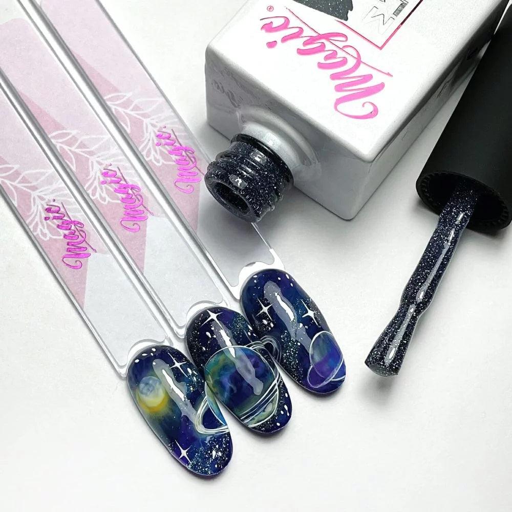 MAGIC GEL MLaq REFLECTIONS DARK BLUE #114 - Purple Beauty Supplies