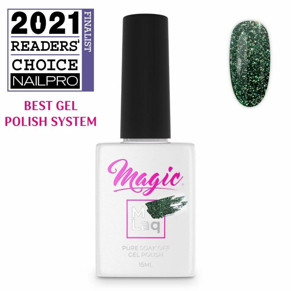 MAGIC GEL MLaq REFLECTIONS GREEN #109 - Purple Beauty Supplies