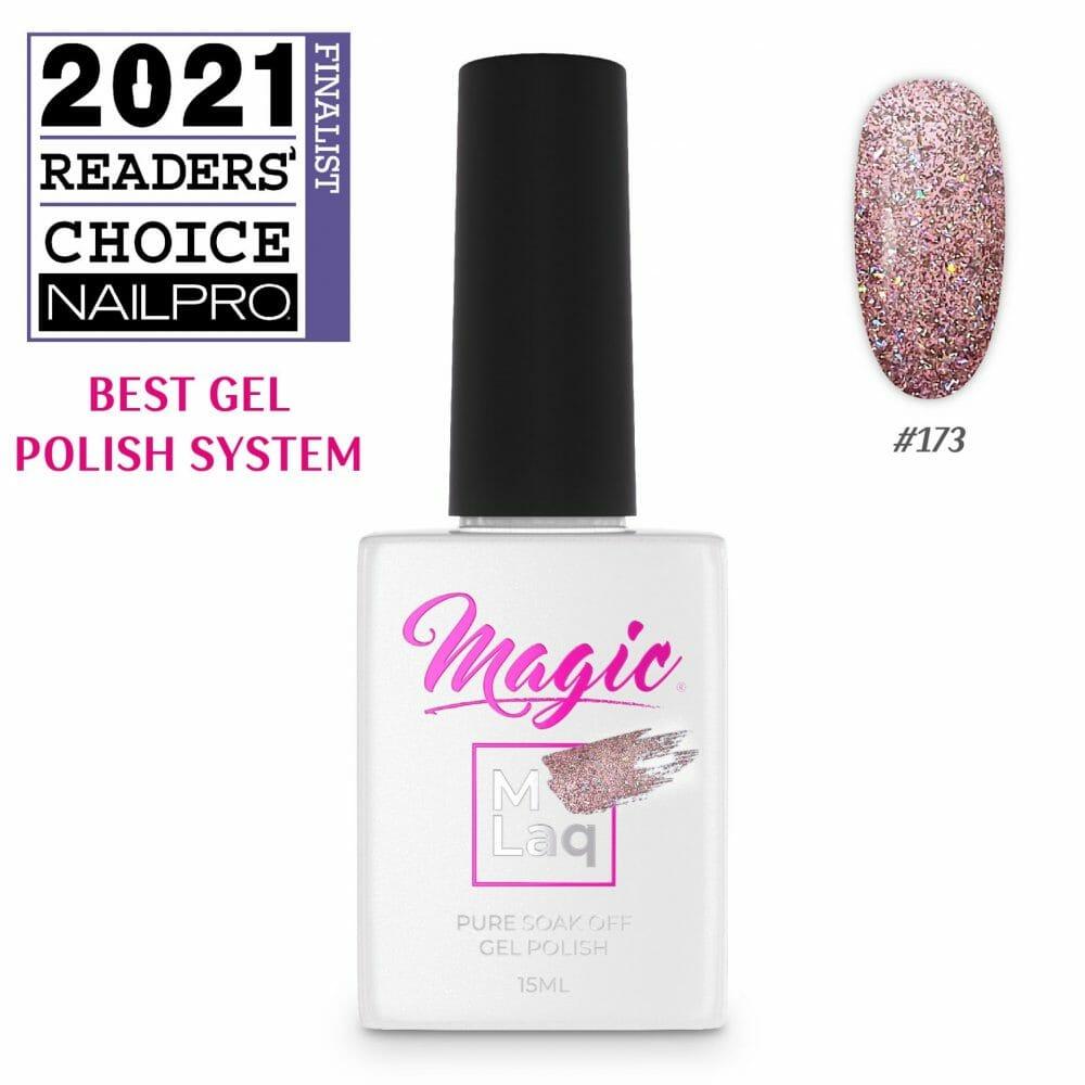 MAGIC GEL MLaq REFLECTIONS PINK BEIGE #173 - Purple Beauty Supplies