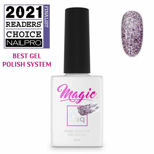 MAGIC GEL MLaq REFLECTIONS PURPLE #104 - Purple Beauty Supplies