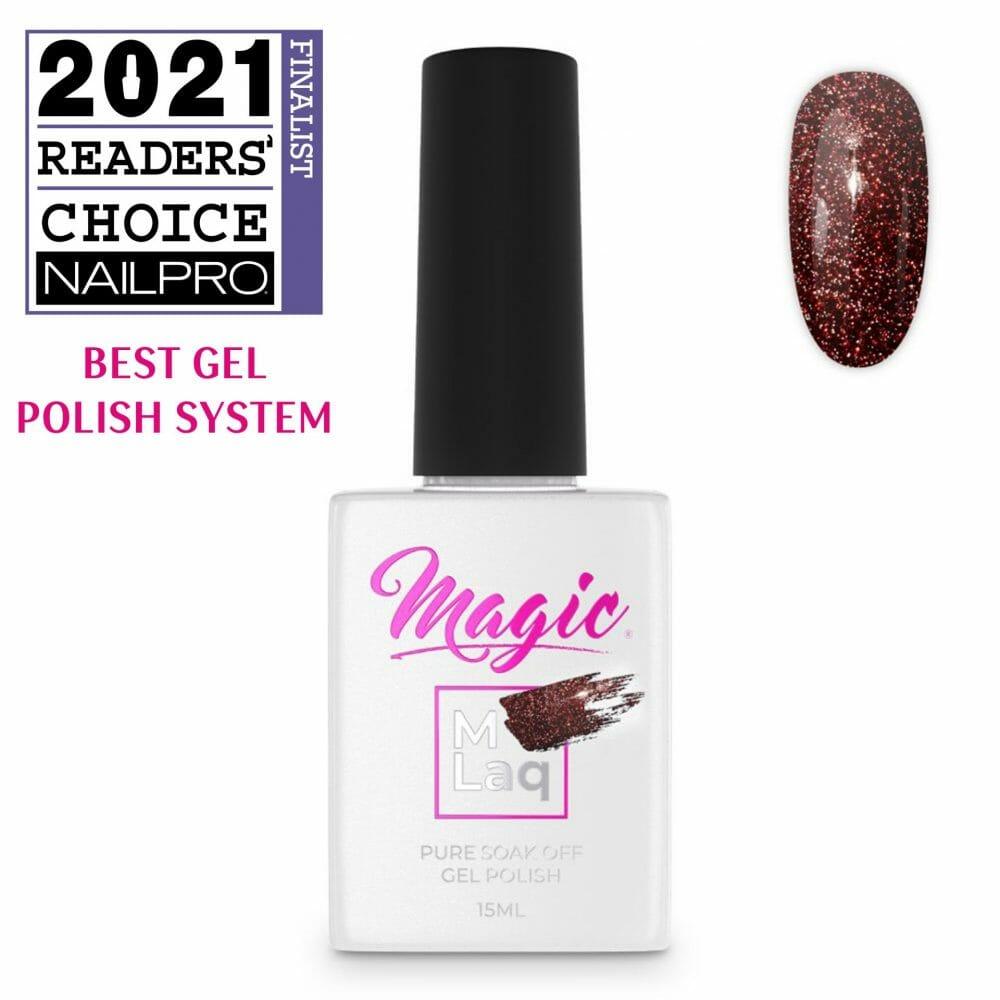 MAGIC GEL MLaq REFLECTIONS RED #108 - Purple Beauty Supplies