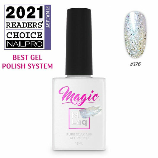 MAGIC GEL MLaq REFLECTIONS SEE THROUGH #176 - Purple Beauty Supplies