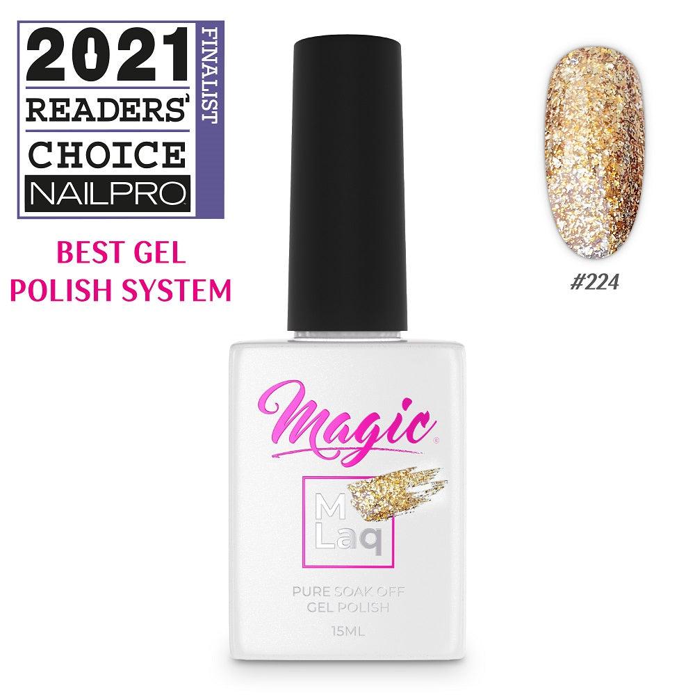 MAGIC GEL MLaq RICH #224 - Purple Beauty Supplies