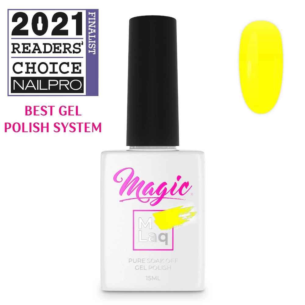 MAGIC GEL MLaq VIBRANT YELLOW #237 - Purple Beauty Supplies