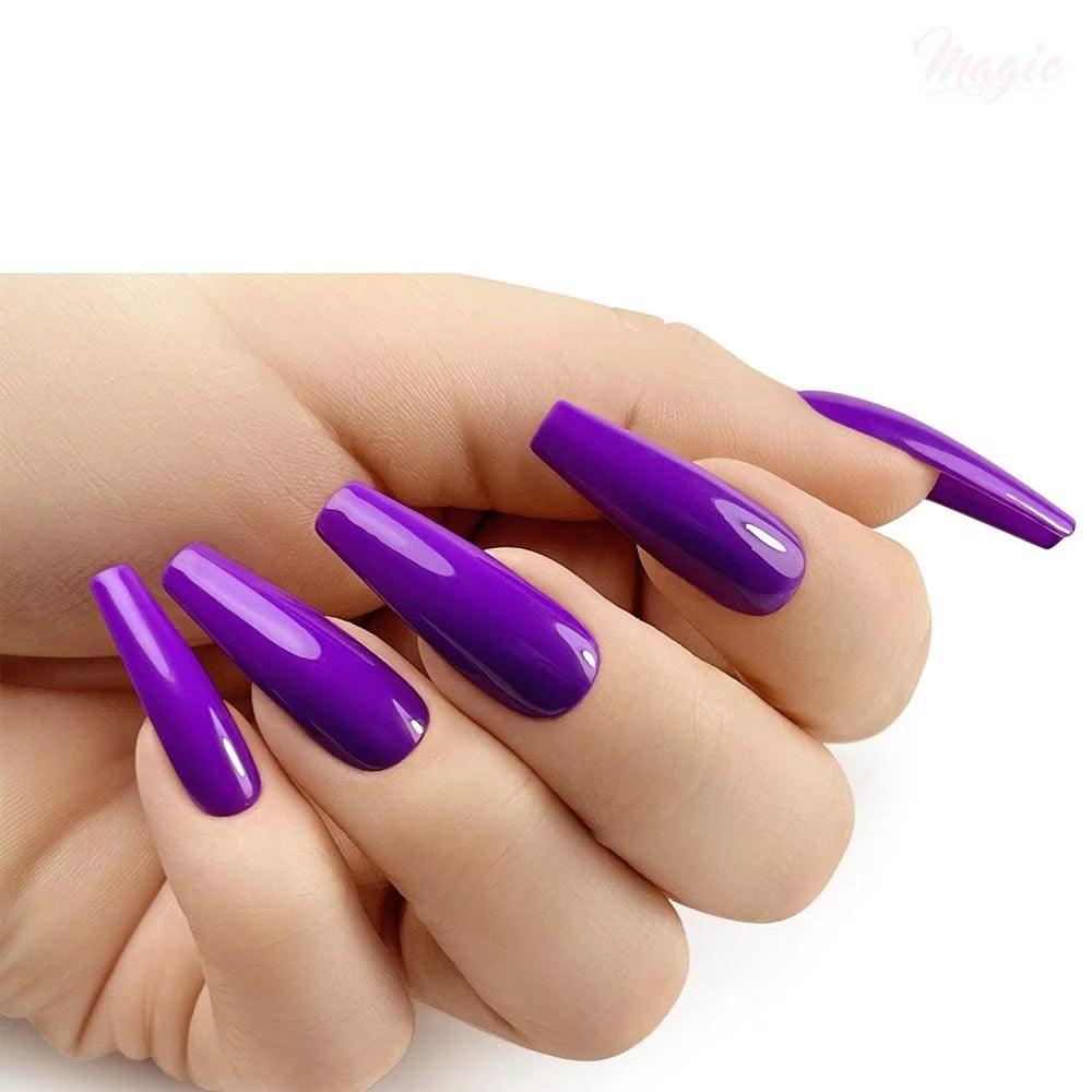 MAGIC GEL MLaq VIOLET LOUNGE #180 - Purple Beauty Supplies