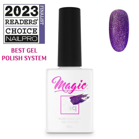 MAGIC GEL MLaq VIOLETTA #257 - Purple Beauty Supplies