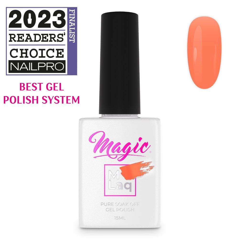 MAGIC GEL MLaq VIVID ORANGE #268 - Purple Beauty Supplies