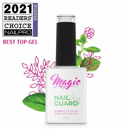 MAGIC GEL NAILGUARD TACKLESS GLASS FINISH 15 ML - Purple Beauty Supplies