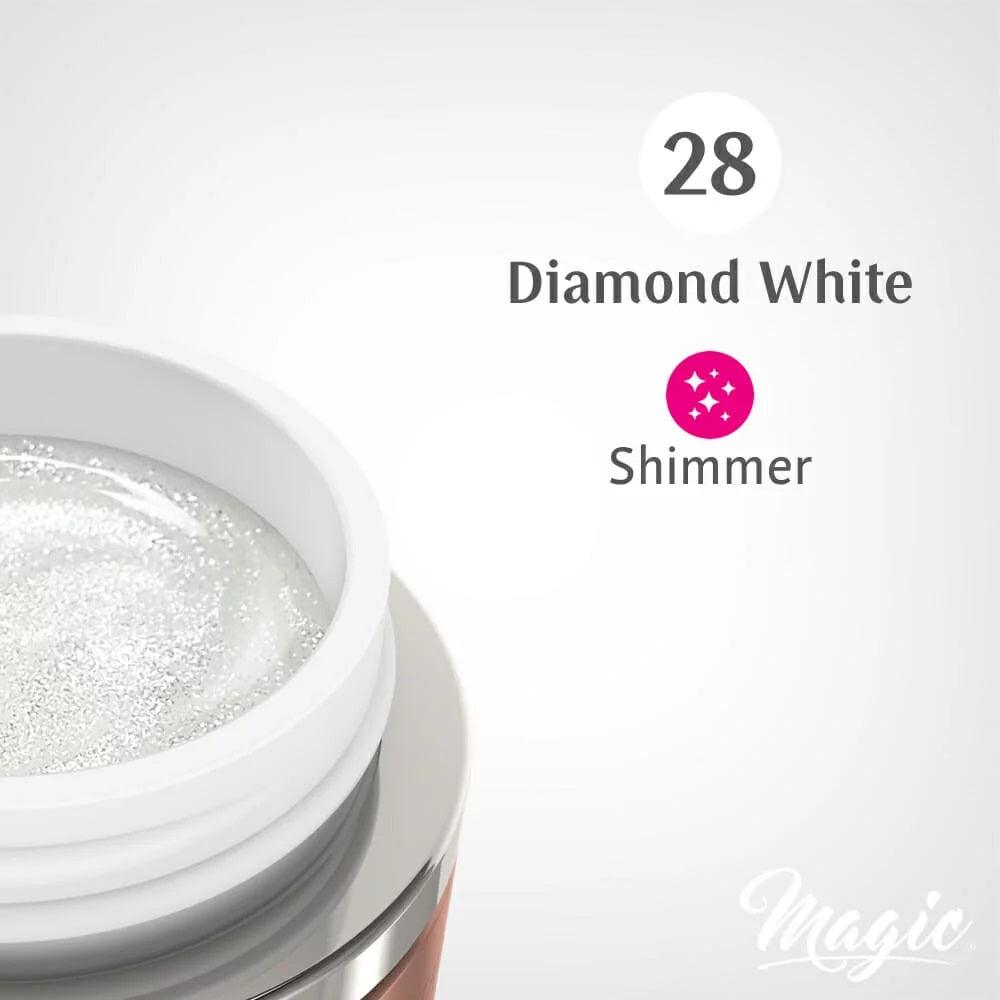 MAGIC GEL PAINT DIAMOND WHITE #28 - Purple Beauty Supplies