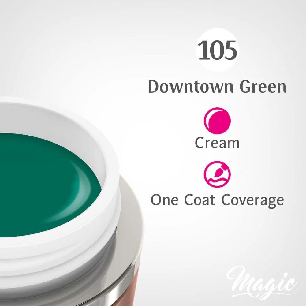 MAGIC GEL PAINT DOWNTOWN GREEN #105 - Purple Beauty Supplies