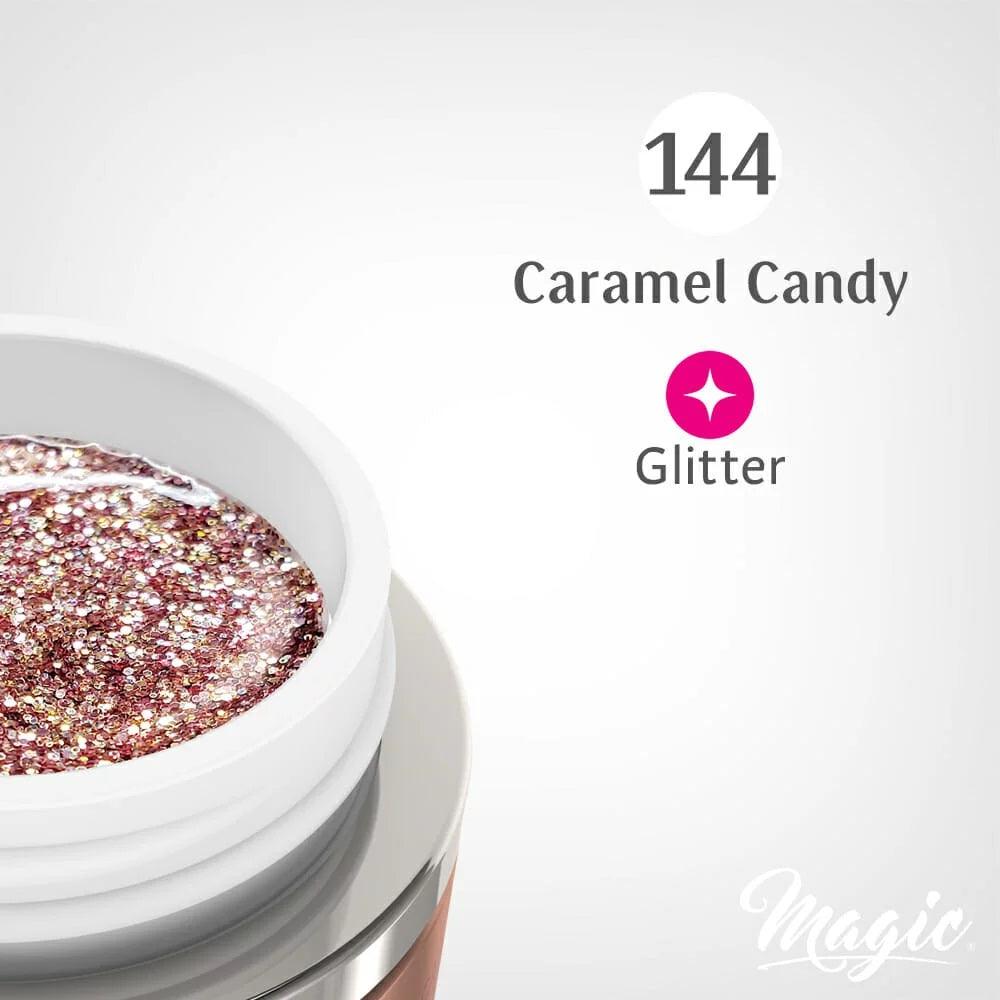 MAGIC GEL PAINT GLITTER CARAMEL CANDY #144 - Purple Beauty Supplies