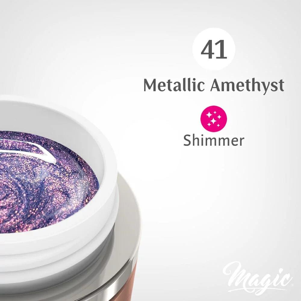 MAGIC GEL PAINT METALLIC AMETHYST #41 - Purple Beauty Supplies