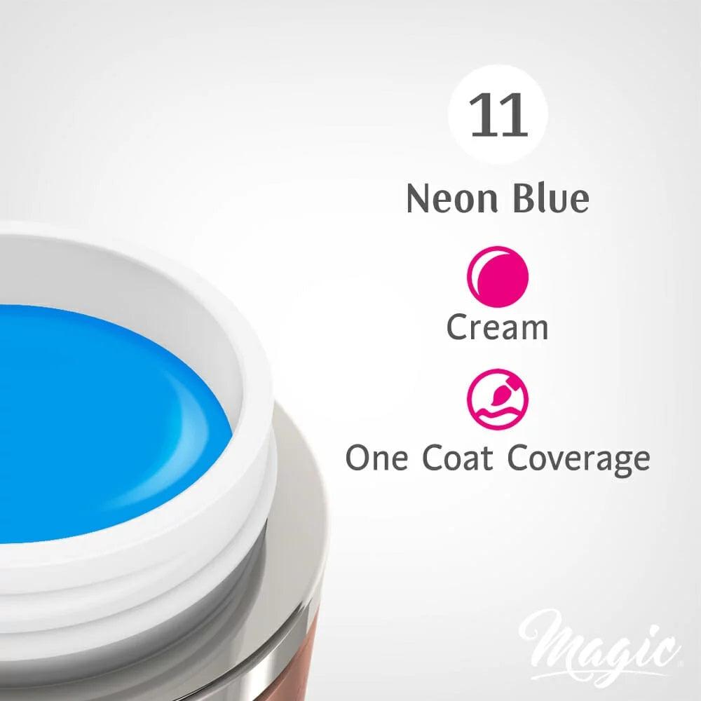 MAGIC GEL PAINT NEON BLUE #11 - Purple Beauty Supplies